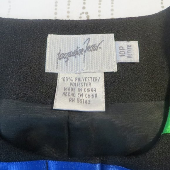 SALE Jacqueline Ferrar 80's Ribbon Stripe Jacket EUC - Picture 6 of 6